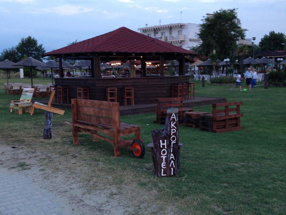 Hotel Akrogiali Korinos Bagian luar foto