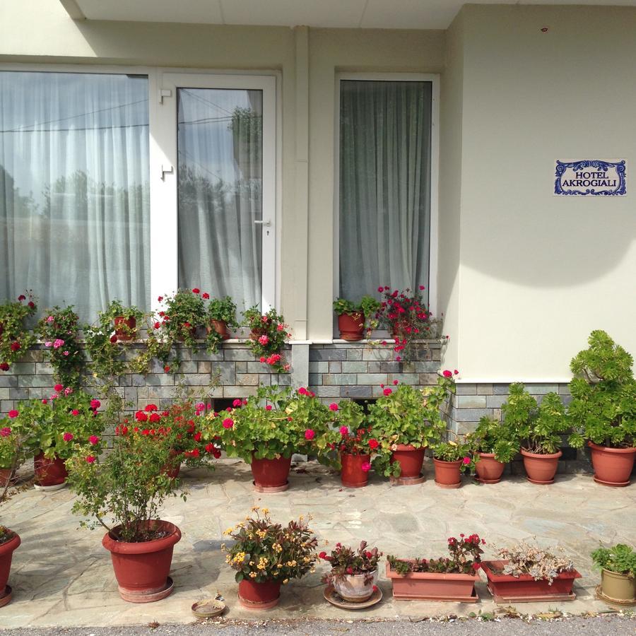 Hotel Akrogiali Korinos Bagian luar foto