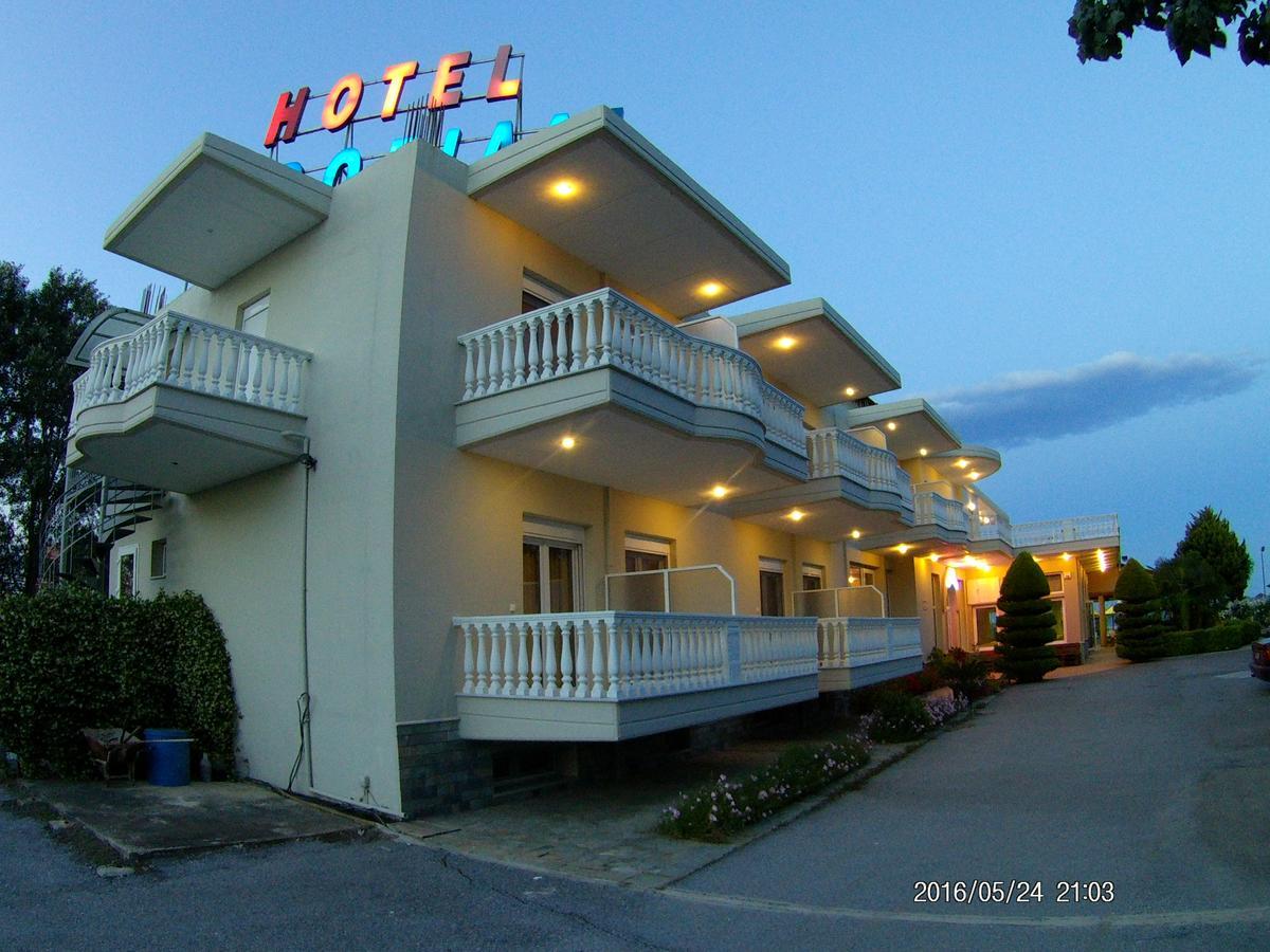 Hotel Akrogiali Korinos Bagian luar foto