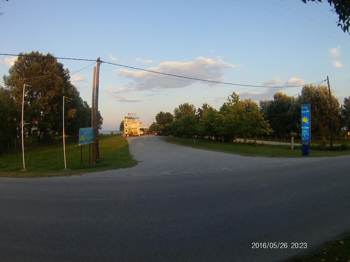 Hotel Akrogiali Korinos Bagian luar foto